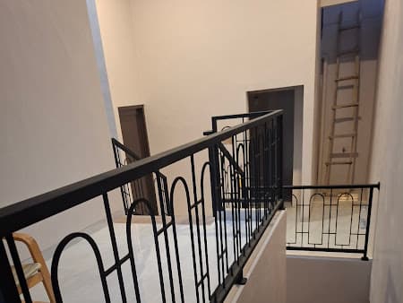Hasil pemasangan Railing Tangga