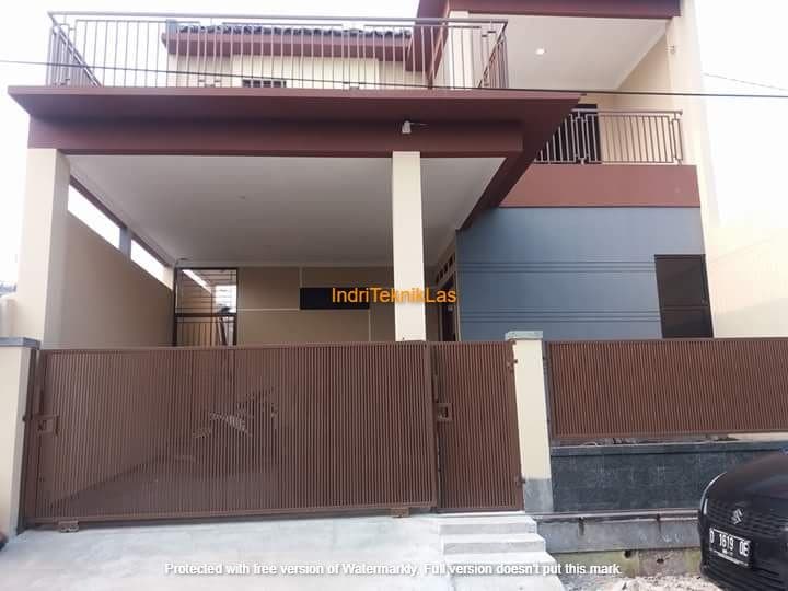 Hasil pemasangan kanopi